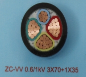 贵州ZC-VV 0.6/1kV 3X70+1X35